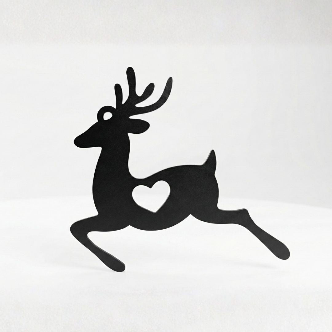 Deer Christmas Ornament - Story In Steel