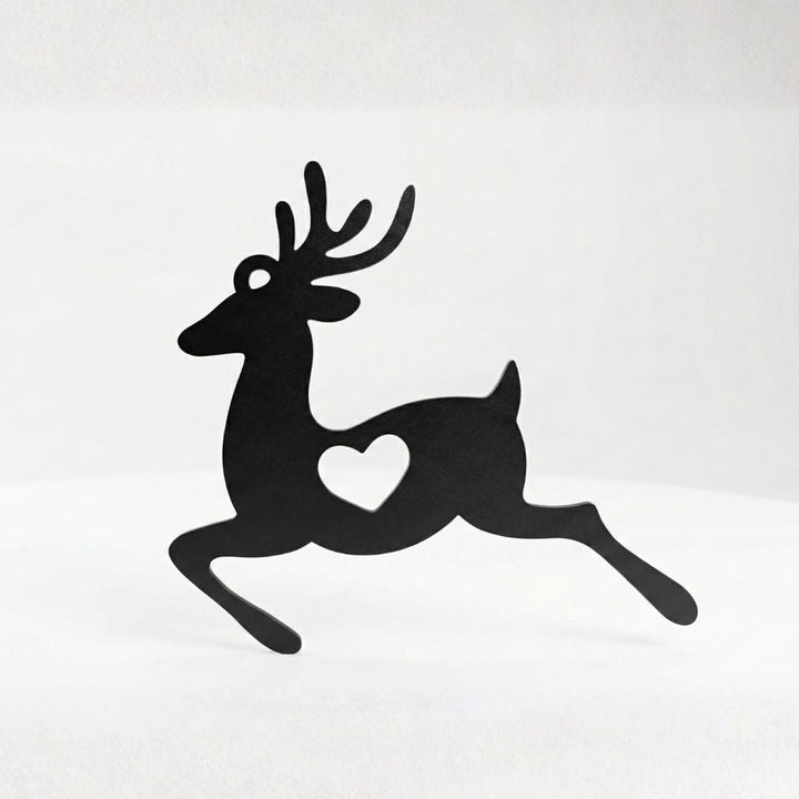 Deer Christmas Ornament - Story In Steel