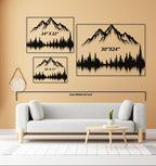 Forest Reflection Metal Wall Art - Story In Steel