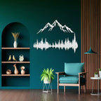 Forest Reflection Metal Wall Art - Story In Steel