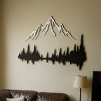 Forest Reflection Metal Wall Art - Story In Steel