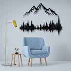 Forest Reflection Metal Wall Art - Story In Steel
