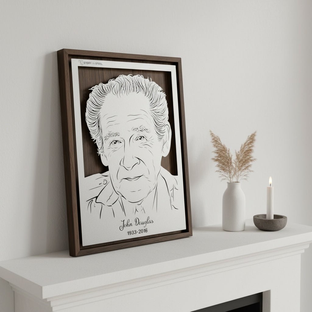 Memorial Metal Portrait - Story In Steel