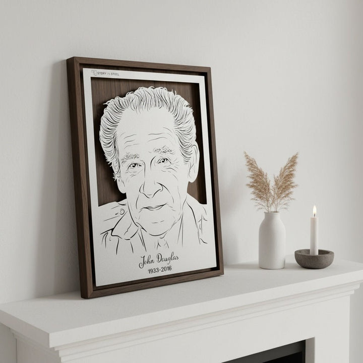 Memorial Metal Portrait - Story In Steel