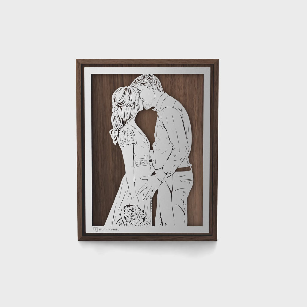Story in Steel - Custom Metal Portrait
