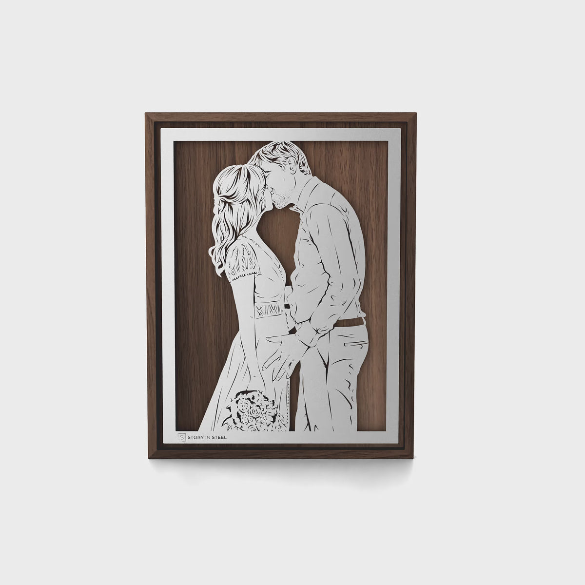 Story in Steel - Custom Metal Portrait