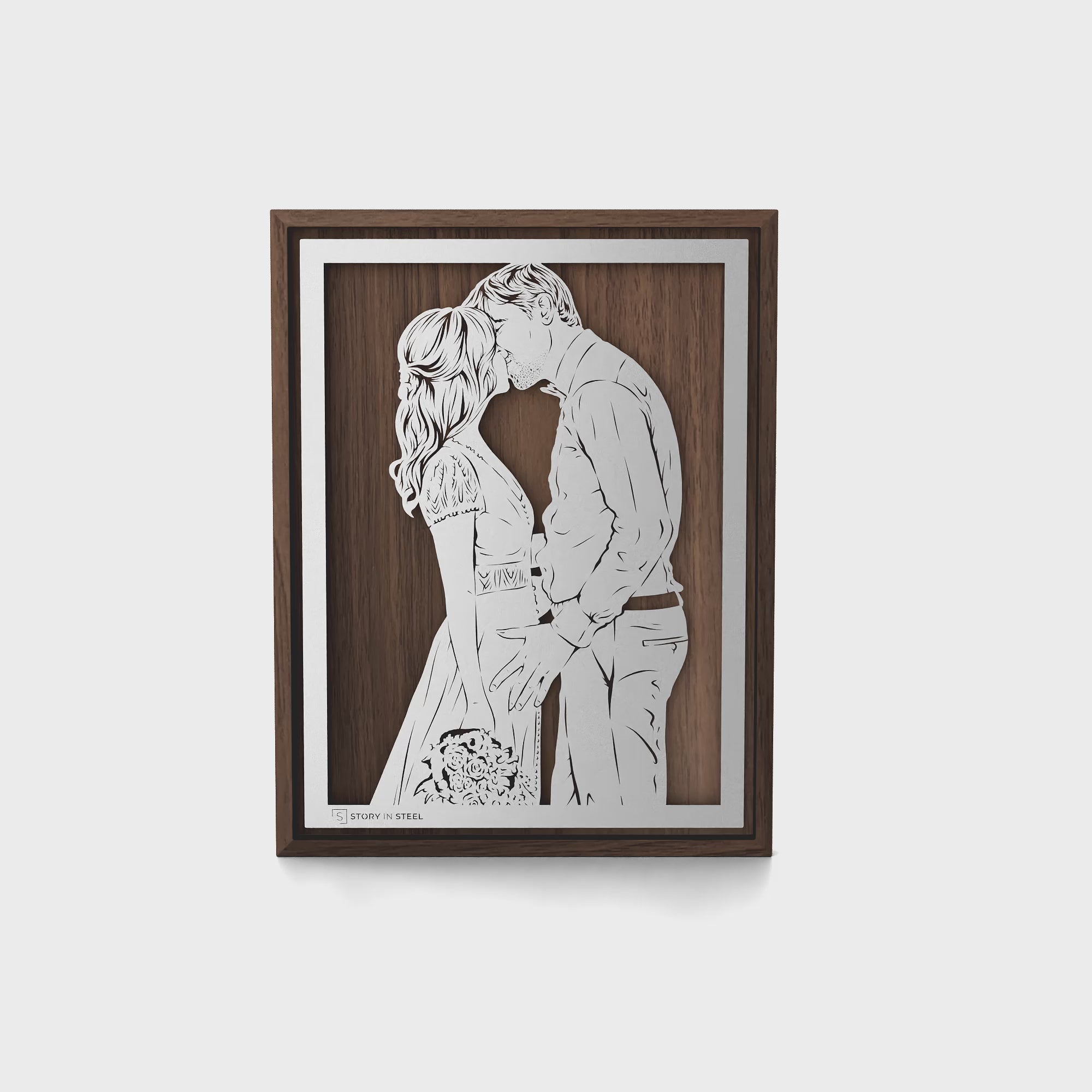 Story in Steel - Custom Metal Portrait