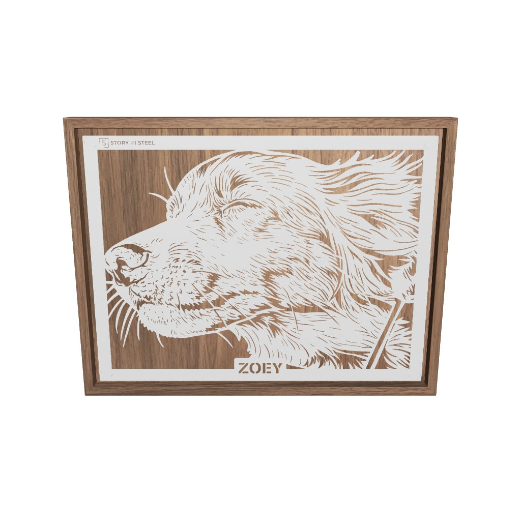 Custom Pet Metal Portrait