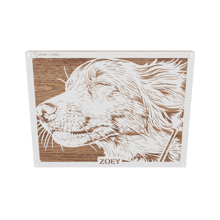 Custom Metal Pet Portrait