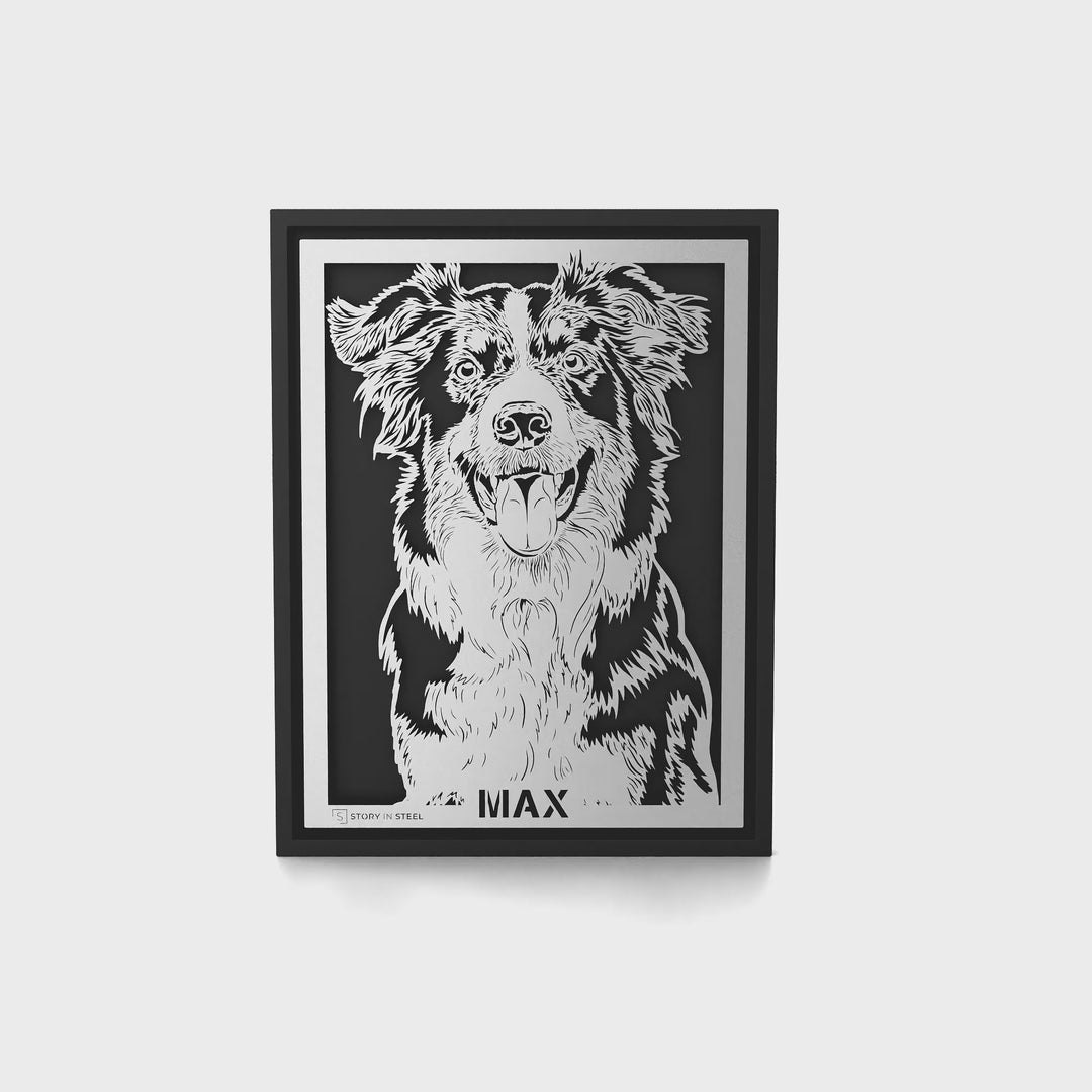 Custom Pet Metal Portrait