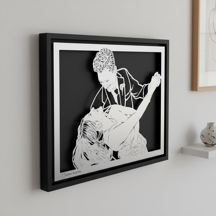 Wedding Anniversary Metal Portrait - Story In Steel