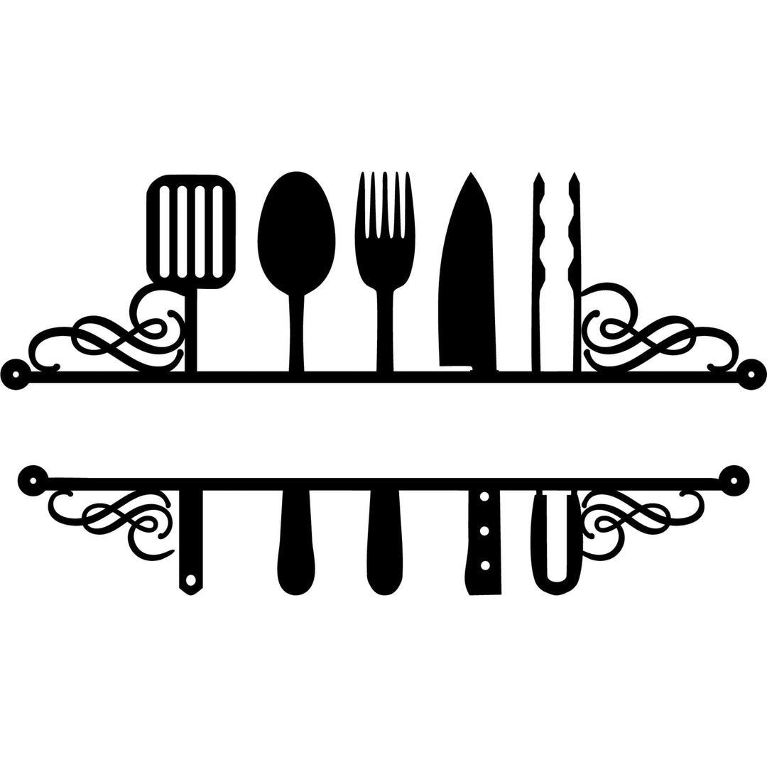 Personalized Kitchen Monogram - Story In Steel