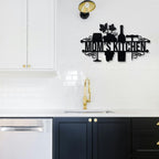 Personalized Kitchen Monogram - Story In Steel