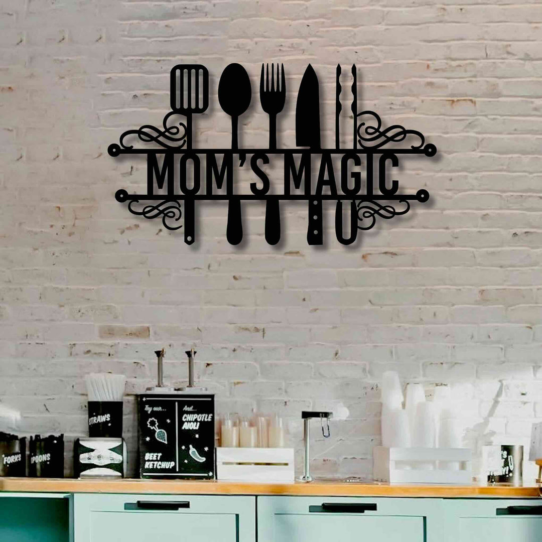 Personalized Kitchen Monogram - Story In Steel