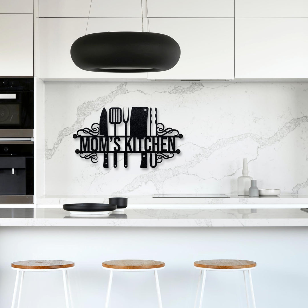 Personalized Kitchen Monogram - Story In Steel